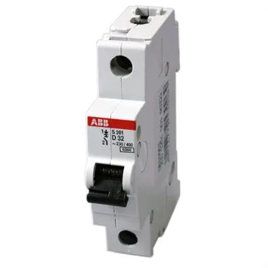 ABB Single Pole D Curve MCB 10 kA S201M