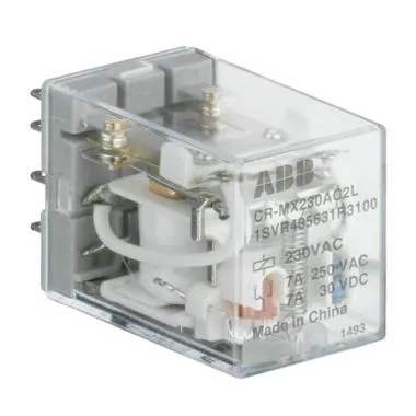 ABB Pluggable relays CR-M range with LED