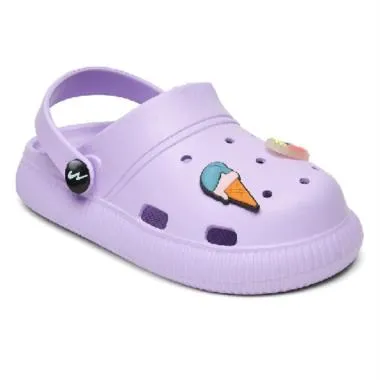 GC-9002K Purple Kids Clogs | Relaxo