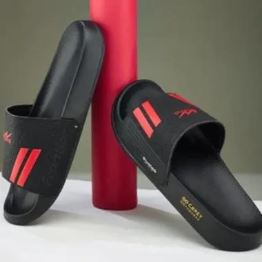 Black Men Slides SL-438  | Campus
